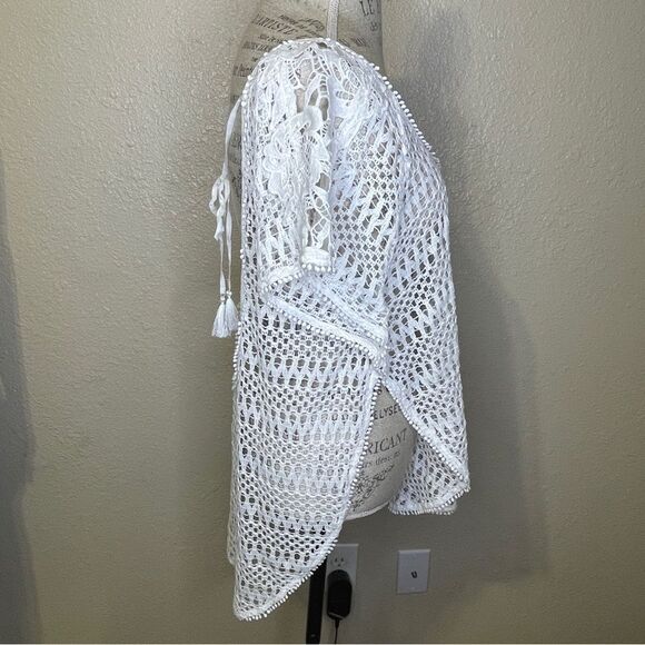 Victoria’s Secret Crochet Lace Swim Coverup White Size Small - Picture 6 of 16